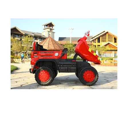 2 Seats Electric Toy Ride On Construction Truck Car for Kids Age Range 2 to 12 Years