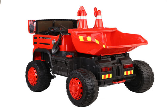 2 Seats Electric Toy Ride On Construction Truck Car for Kids Age Range 2 to 12 Years