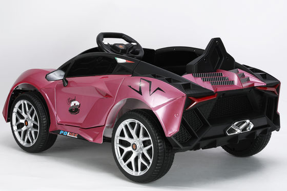 Unisex Electric Kids Toy Double Door LED Light Four Wheels Race Ride On Car 113X66X47cm