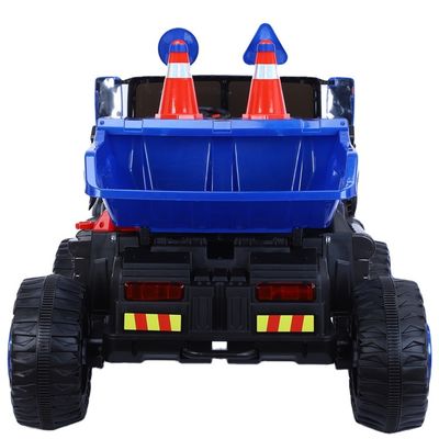 Electric Construction Truck with Remote Control and Tipping Bucket 12v
