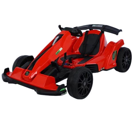 PP Material Children's 12V Electric Ride On Kart Car with Double-Drive Drift Function