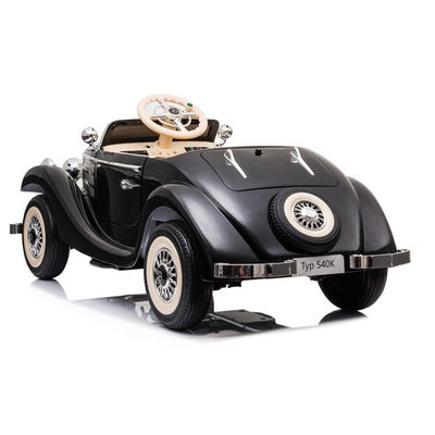 G.W. N.W 23/18.5KG Unisex 12v Vintage Electric Toy Ride On Car with Remote Control