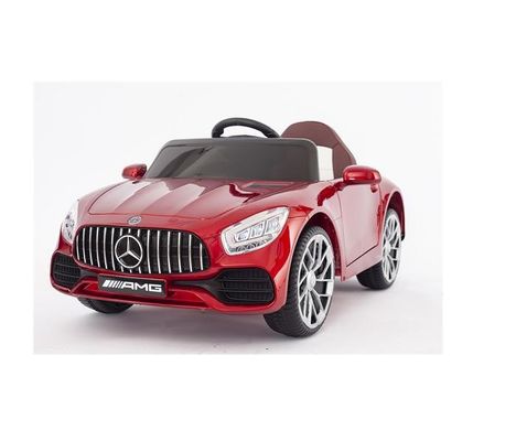 Plastic Type PP red 2-seat 12v electric charging children's toy car for girls in 2002