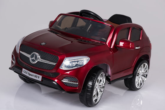 12V Four Wheel Ride On Authorized Car Electric for Kids Black Paint Red Battery Powered
