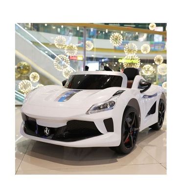 Accepts 12V Battery Double-Door Children's Electric Car with Bluetooth Remote Control