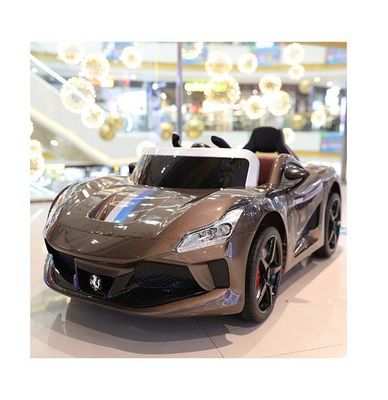 Accepts 12V Battery Double-Door Children's Electric Car with Bluetooth Remote Control