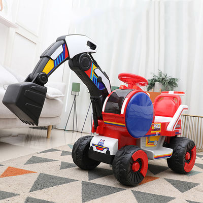 JIAXING Children Toy Fully 6v Electric Excavator Ride on Car for Kids Motor 380*1/380*2