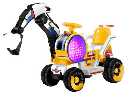 Kids' Electric Toy Battery Powered Sand Excavator Engineering Ride On Car in PP Plastic