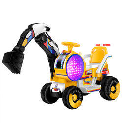Kids' Electric Toy Battery Powered Sand Excavator Engineering Ride On Car in PP Plastic