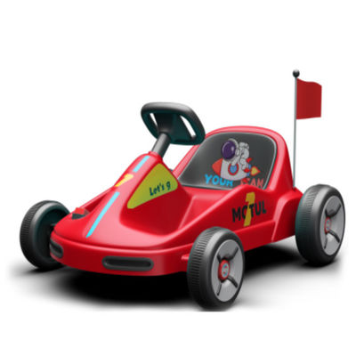 2024 Ride On Toy 2.4G Remote Control Kart with Power Display and Volume Adjustment