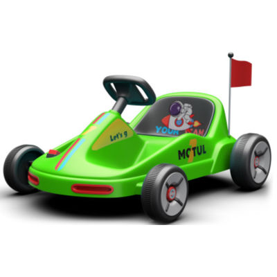 2024 Ride On Toy 2.4G Remote Control Kart with Power Display and Volume Adjustment