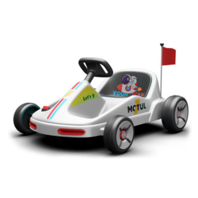 2024 Ride On Toy 2.4G Remote Control Kart with Power Display and Volume Adjustment