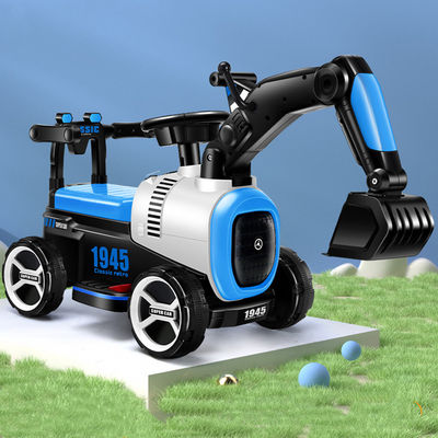 Plastic Kids Electric Toys Slide Excavator Ride On Mini Construction Truck for Children