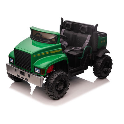 Child 12V Electric Ride On Car Tractor with Rear Bucket Age Range 2 to 4 Years GREEN BLACK