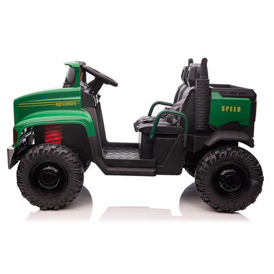Child 12V Electric Ride On Car Tractor with Rear Bucket Age Range 2 to 4 Years GREEN BLACK
