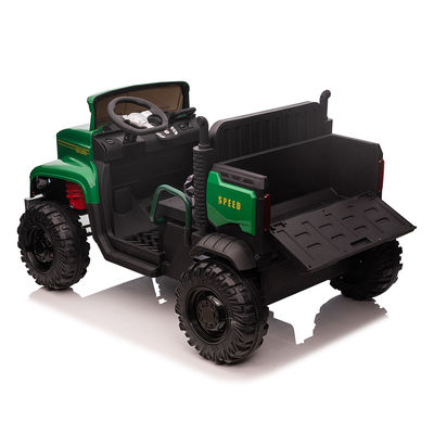 Child 12V Electric Ride On Car Tractor with Rear Bucket Age Range 2 to 4 Years GREEN BLACK