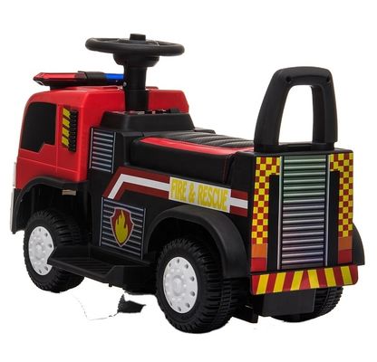 20W*1 Motor Battery Powered Electric Fire Truck for Children to Ride and Play With Friends