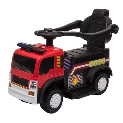 20W*1 Motor Battery Powered Electric Fire Truck for Children to Ride and Play With Friends