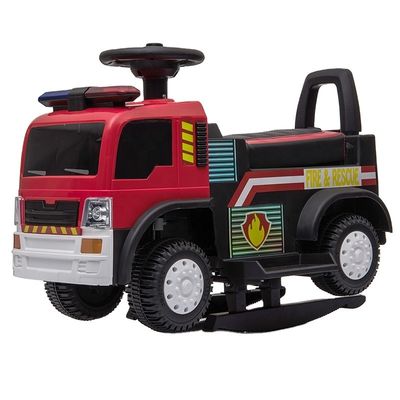 20W*1 Motor Battery Powered Electric Fire Truck for Children to Ride and Play With Friends
