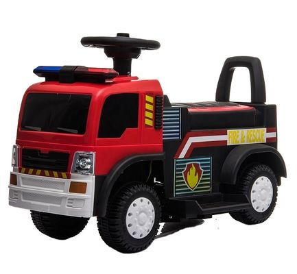 20W*1 Motor Battery Powered Electric Fire Truck for Children to Ride and Play With Friends