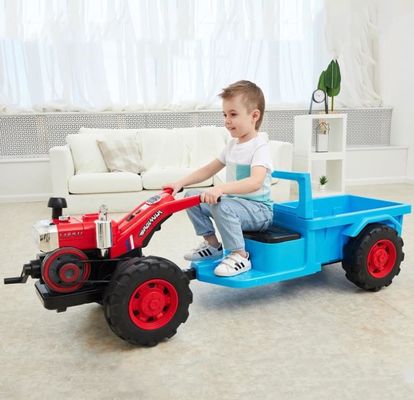 2022 12v Electric Kids Ride On Car with Plastic Tractor Toy Battery Included