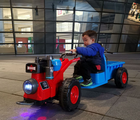 2022 12v Electric Kids Ride On Car with Plastic Tractor Toy Battery Included