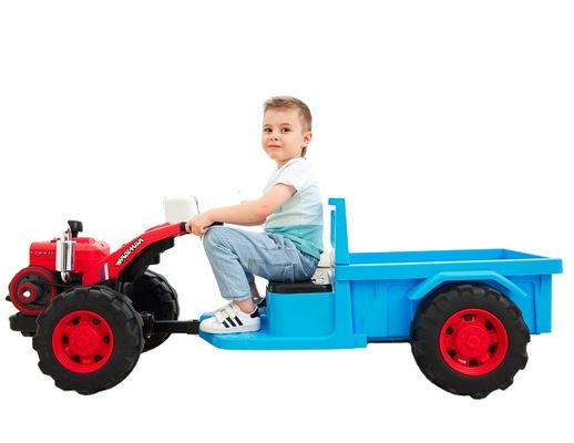 6V Battery Operated Children's Electric Ride On Excavator Toy Car with Light and Music