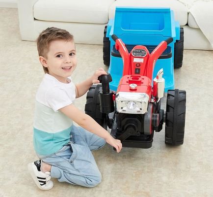 6V Battery Operated Children's Electric Ride On Excavator Toy Car with Light and Music