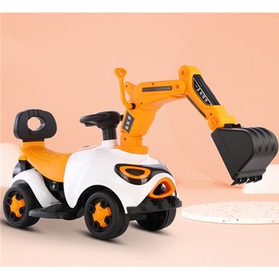 Children's Plastic Electric Excavator Outdoor Car With Battery Toy Car Motor 6V380*1