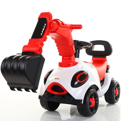 Children's Plastic Electric Excavator Outdoor Car With Battery Toy Car Motor 6V380*1