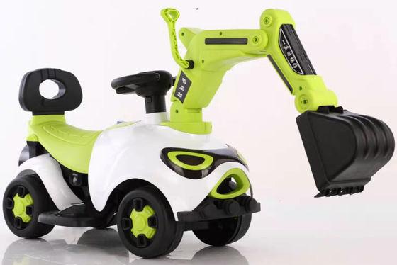 Children's Plastic Electric Excavator Outdoor Car With Battery Toy Car Motor 6V380*1