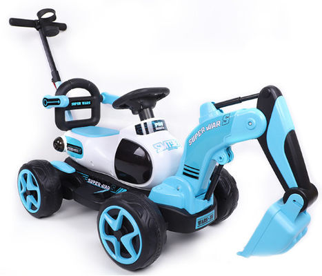 6V380 Clutch Motor Electric Ride On Toy Excavator With Electric Digging Arm for Kids