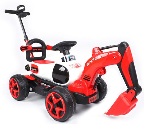 6V380 Clutch Motor Electric Ride On Toy Excavator With Electric Digging Arm for Kids
