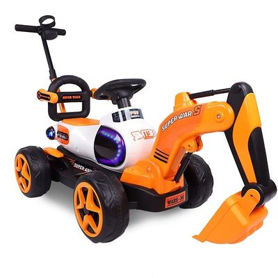 6V380 Clutch Motor Electric Ride On Toy Excavator With Electric Digging Arm for Kids