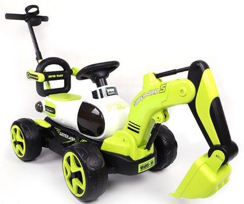 6V380 Clutch Motor Electric Ride On Toy Excavator With Electric Digging Arm for Kids