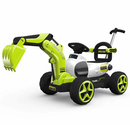 6V380 Clutch Motor Electric Ride On Toy Excavator With Electric Digging Arm for Kids