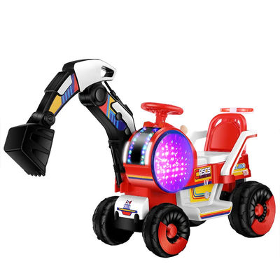 Unisex Children's Electric Toys Excavator Engineering Ride On for Kids 6V4.5AH Battery