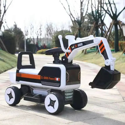 PP Plastic 6V Battery Electric Excavator for Children Aged 3-7 Years GW/NW 6.4KG/5.8KG