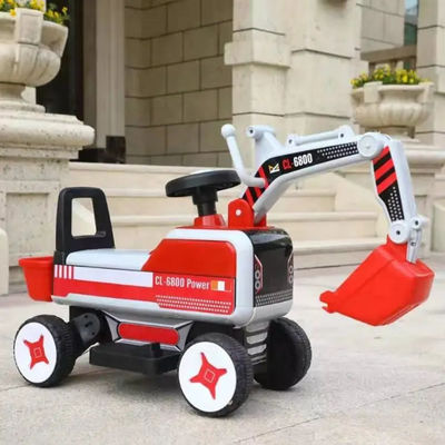 PP Plastic 6V Battery Electric Excavator for Children Aged 3-7 Years GW/NW 6.4KG/5.8KG