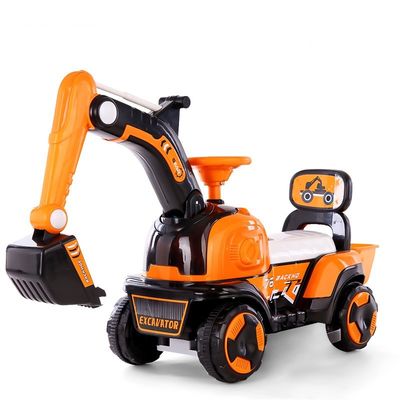 The Latest Children's Excavator Ride On Car Lights and Music Included for Maximum Fun