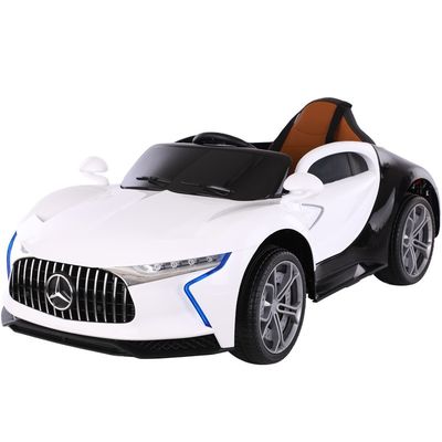 Electric Ride On Car for Kids Battery Operated Big Toy in Blue Paint Age Range 5-7 Years