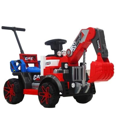 Unisex 6v All-electric Ride On Construction Truck Car with Music 2023 PP Plastic