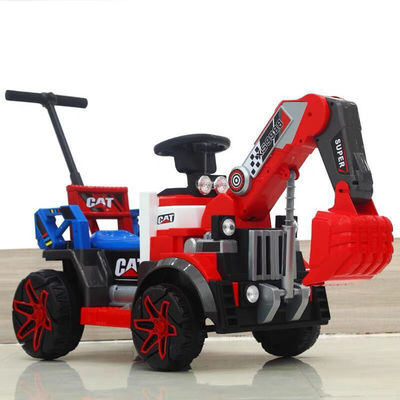 Unisex 6v All-electric Ride On Construction Truck Car with Music 2023 PP Plastic