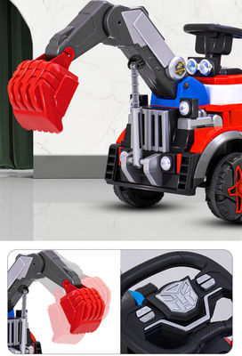 Unisex 6v All-electric Ride On Construction Truck Car with Music 2023 PP Plastic