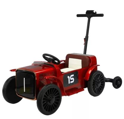 Plastic PP Material 12V Electric Toy Car with Parental Control and Trailer