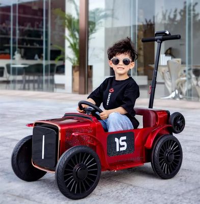 Plastic PP Material 12V Electric Toy Car with Parental Control and Trailer