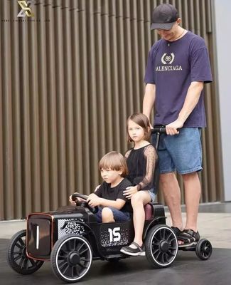 Plastic PP Material 12V Electric Toy Car with Parental Control and Trailer