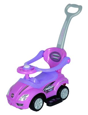 Customized Plastic Push Handle Ride On Cars for Girls at Affordable Prices