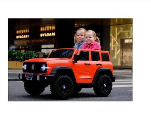 12 Volt Two Seater Electric Buggy Car for Kids Best Electric Vehicle Gray PP Plastic