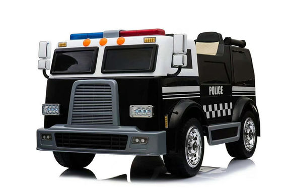 Battery 12V/24V Black white Electric Ride On Double Seater Police Cars for Kids
